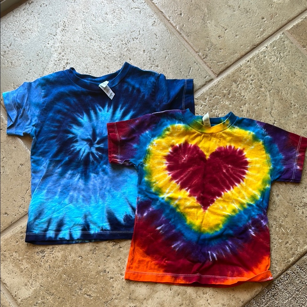 Bella Canvas Blue and Red Short Sleeve Tees